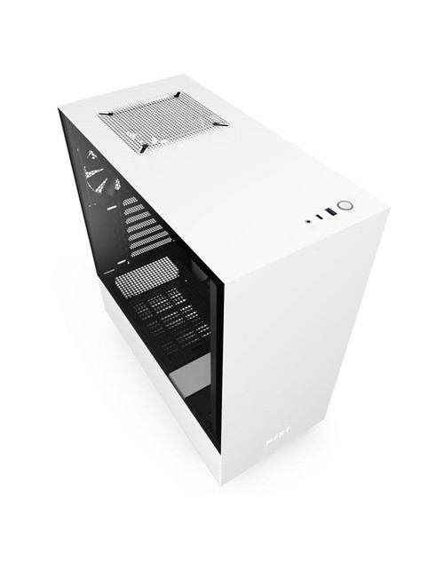 NZXT H510i Compact Mid Tower White And Black Case